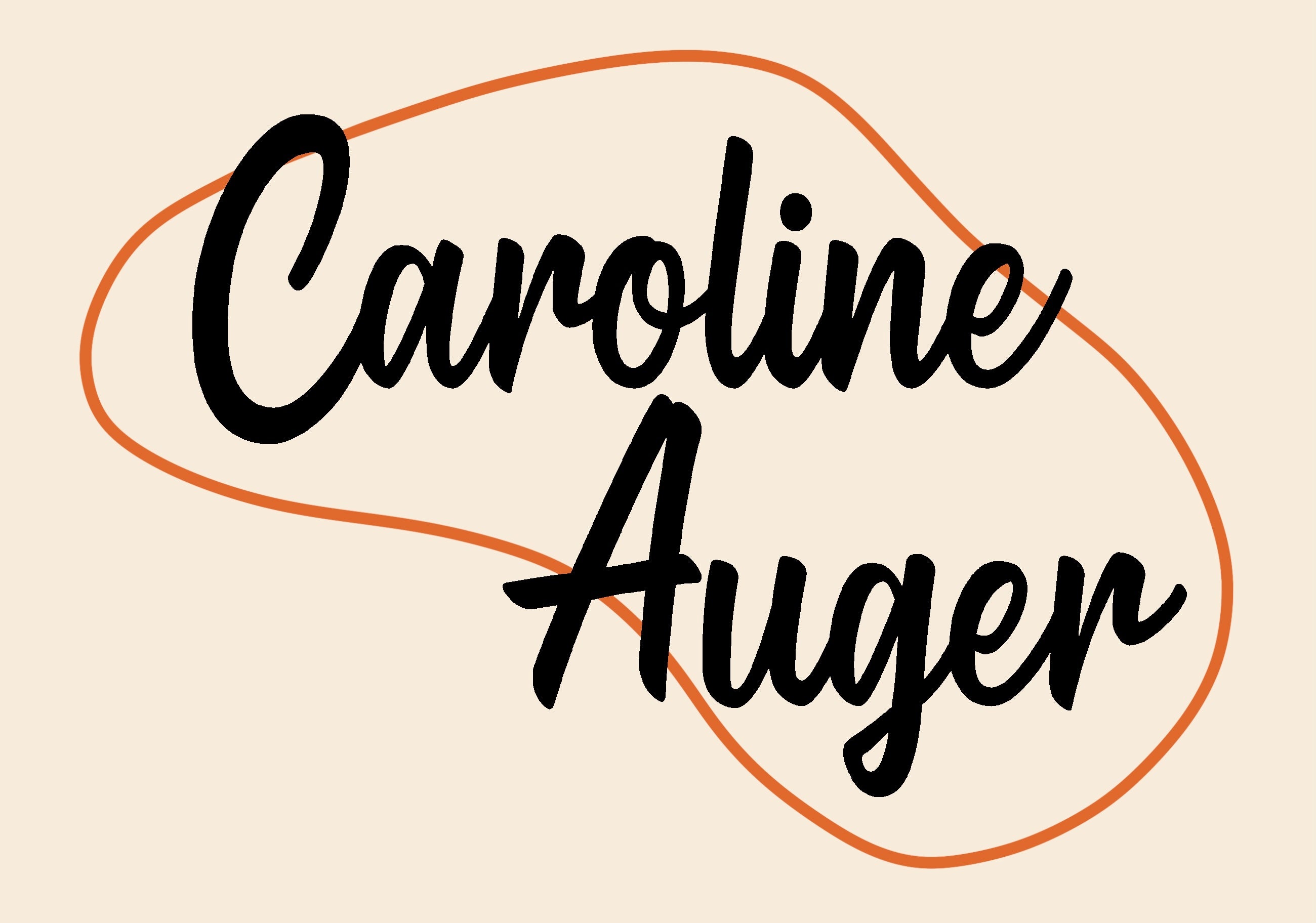 Logo de l’artiste Caroline Auger originaire de Drummondville, Québec.